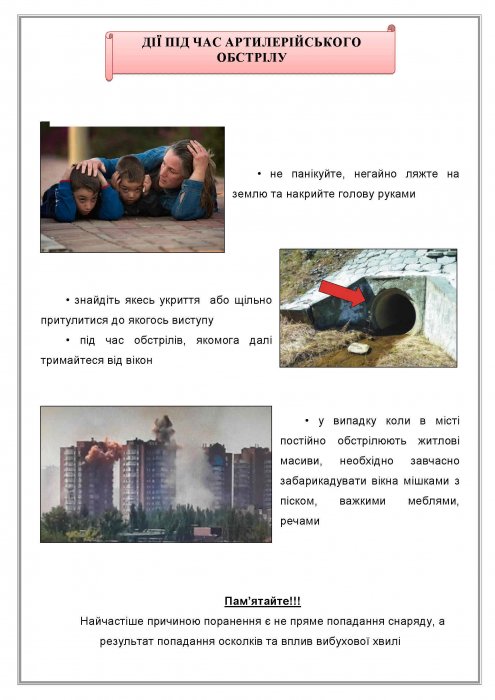 artillery shelling